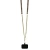 Guess GUHCP16SP4TDSCPW iPhone 16 6.1 brązowy/brown hardcase Leather Metal Logo Strass Crossbody
